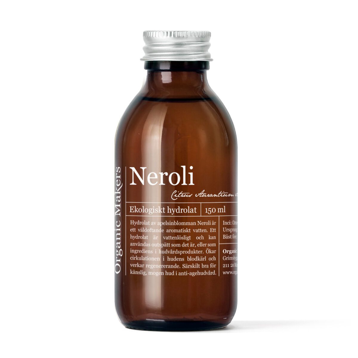 Nerolihydrolat eko för hudvård - organicmakers.se