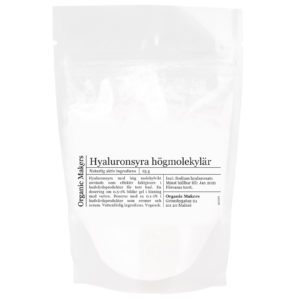 Hyaluronsyra högmolekylär för DIY hudvård - organicmakers.se