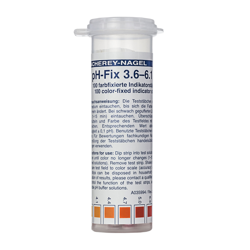 pH-stickor mäter pH 3.6-6.1