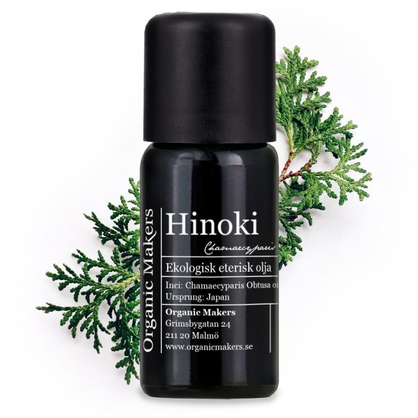 Hinoki, japansk cypress, ekologisk eterisk olja
