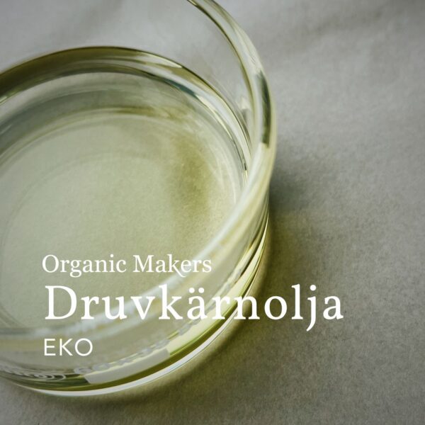 Druvkärnolja, ekologisk kallpressad